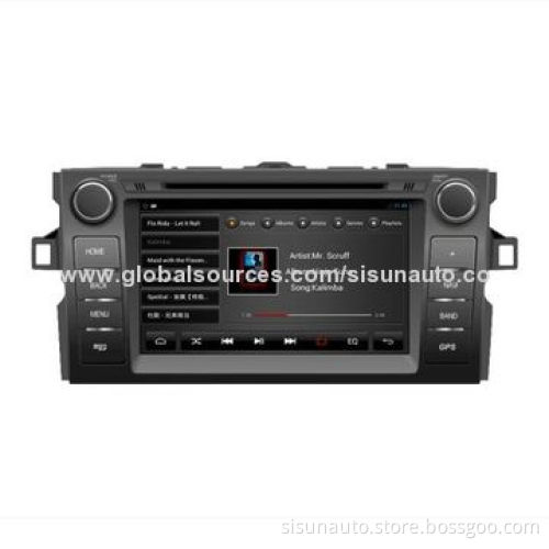 8" Android 4.1.1 OBD/OBD II 2 DIN 3G Car GPS DVD Player for Toyota Corolla